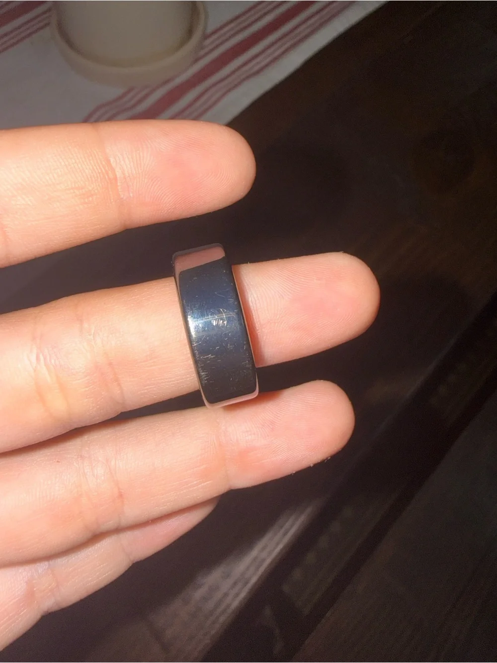 Black Gen 3 Oura Ring Size 8